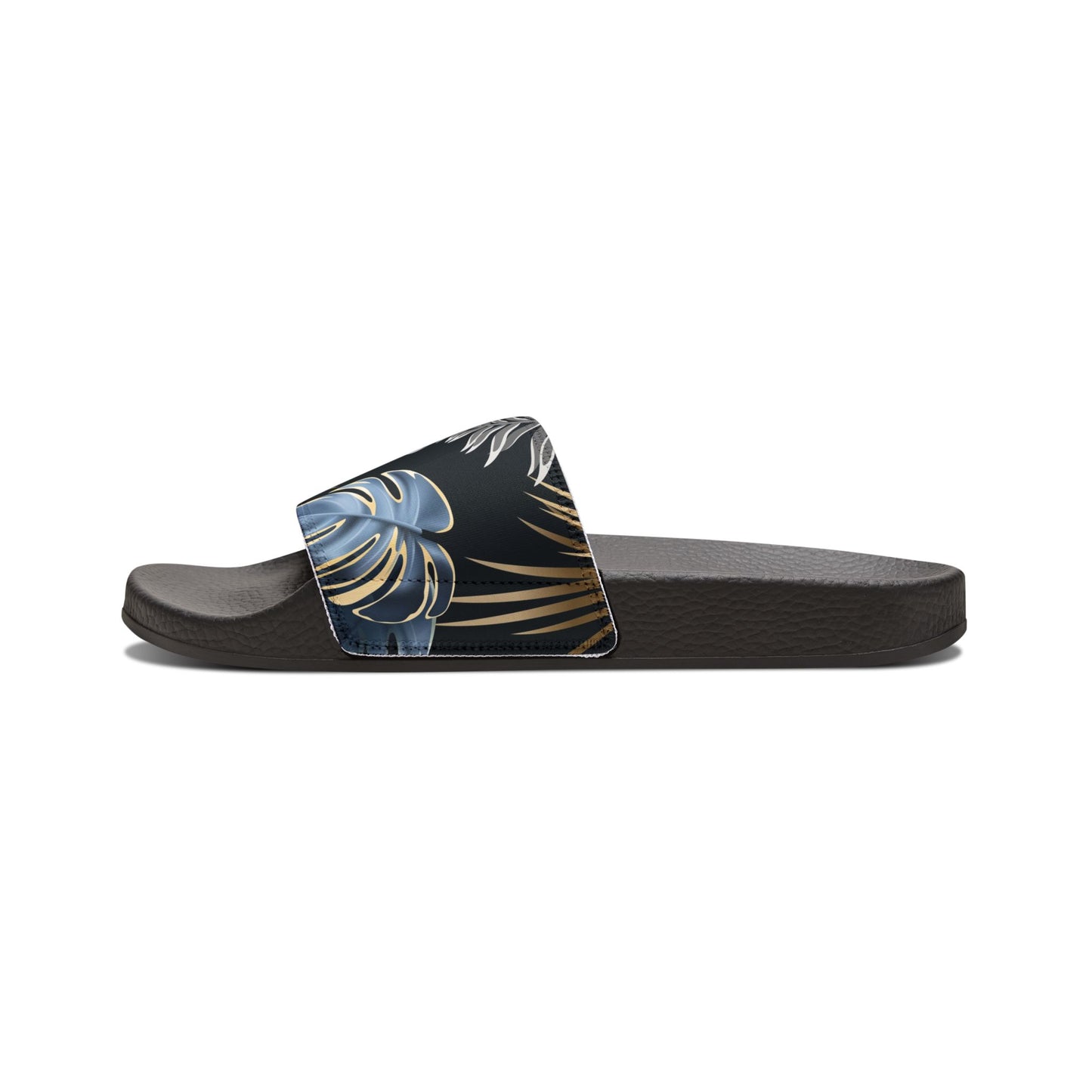 "Paradise Palms at Midnight" Men's Beach Sandals