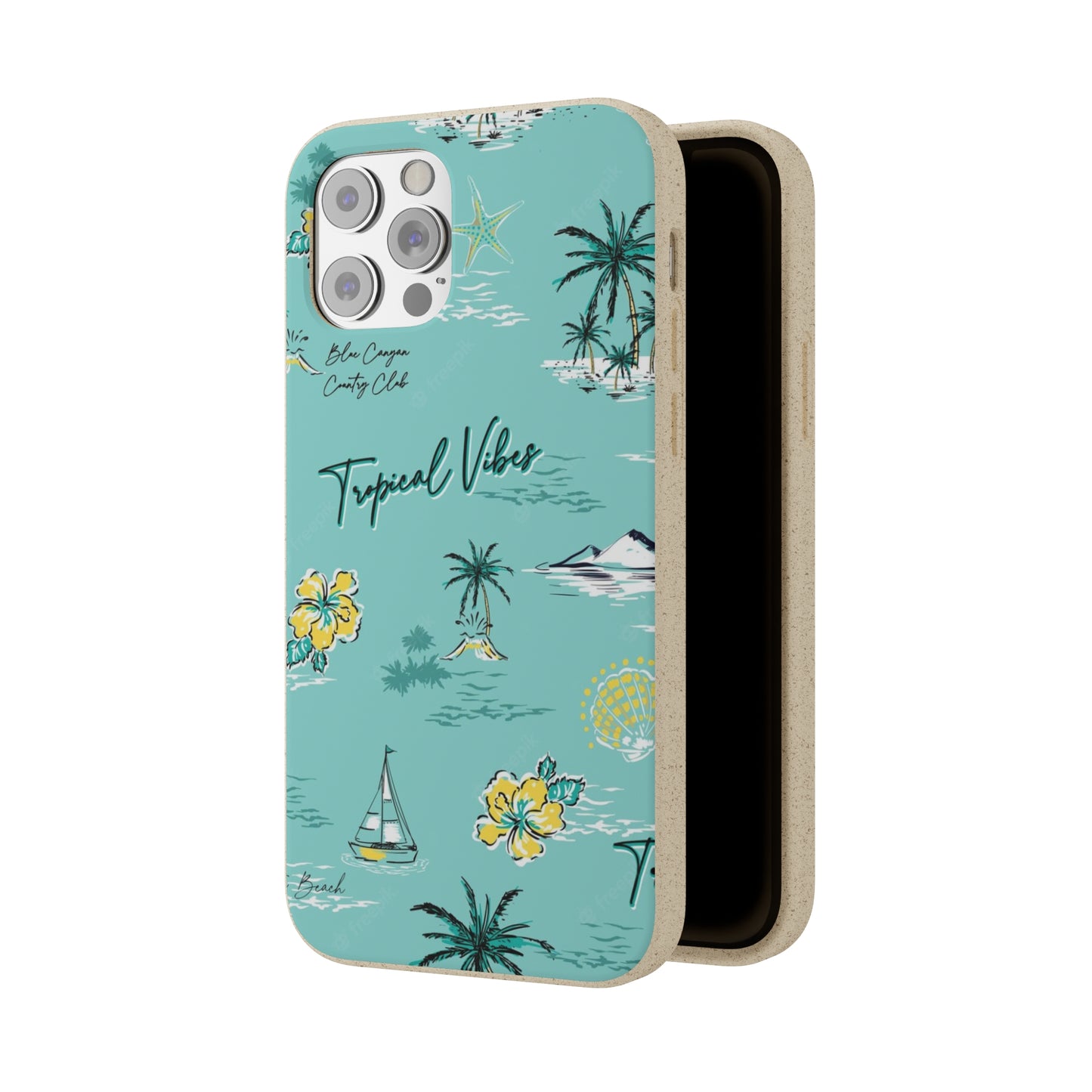 "Tropical Vibes" Eco Biodegradable Phone Cases - iPhone and Galaxy