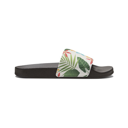 "Caribbean Leaf Carnival" Men's Beach Sandals