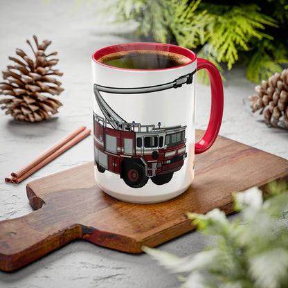 Oshkosh T-3000 Crash Fire Rescue Coffee Mug by Island Vibes For Life