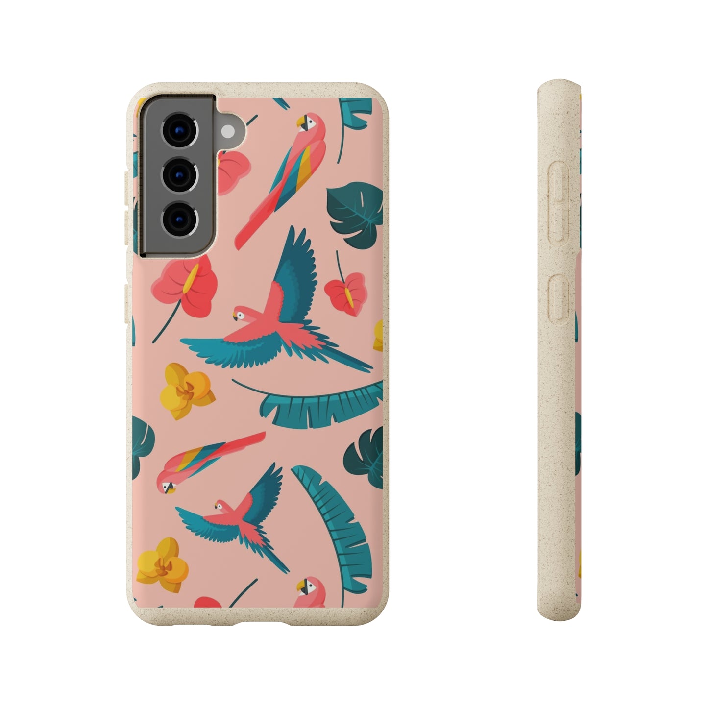 "Colorful Plumage"  Eco Biodegradable Phone Cases - iPhone and Galaxy