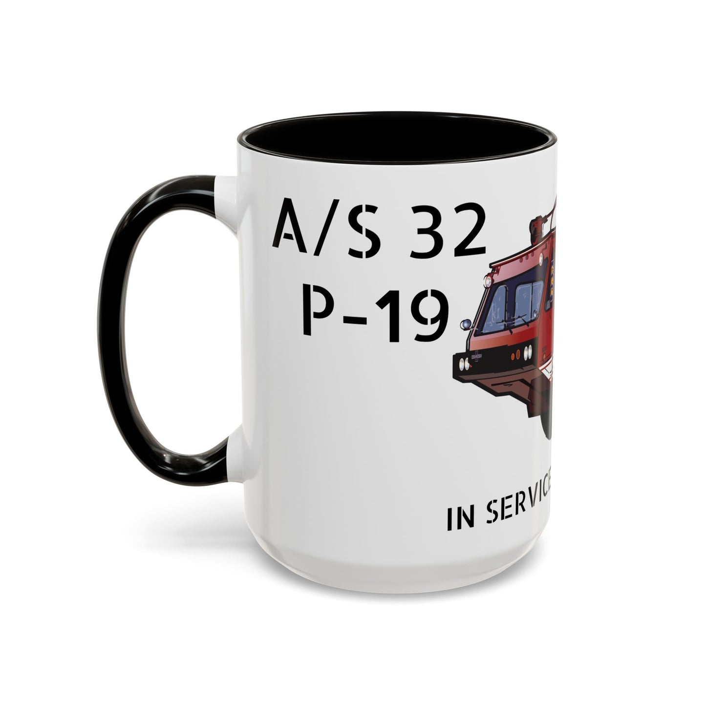 A/S 32 P-19 Crash Fire Rescue Coffee Mug by Island Vibes For Life