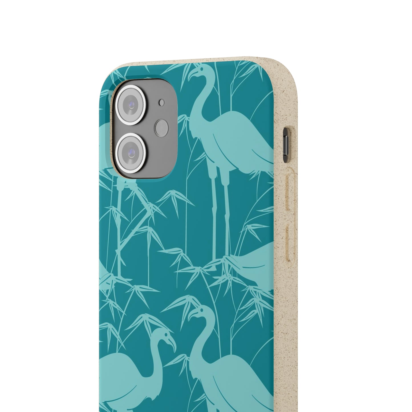 "Egrets in Teal" Eco Biodegradable Cases - iPhone and Galaxy