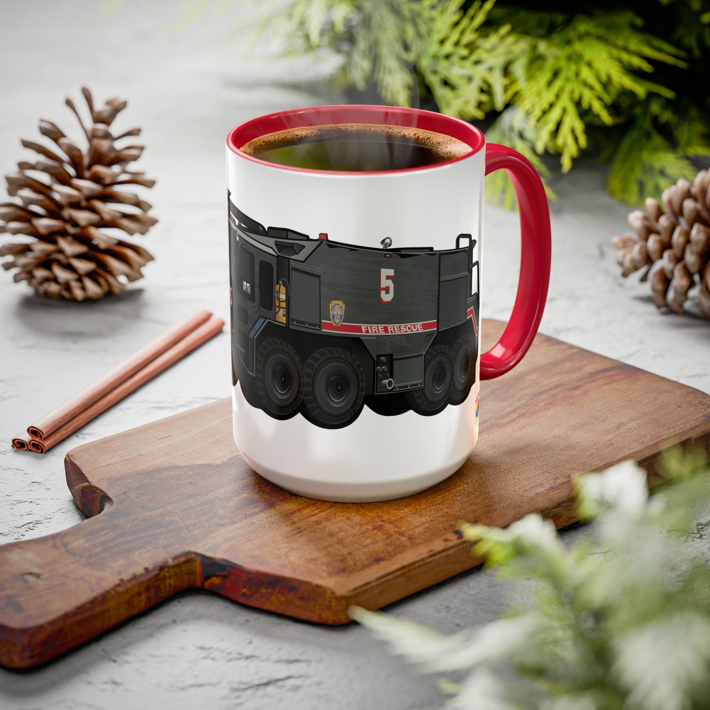 A/S 32 P-23 “Drive It Till the Wheels Fall Off” Crash Fire Rescue Coffee Mug by Island Vibes For Life