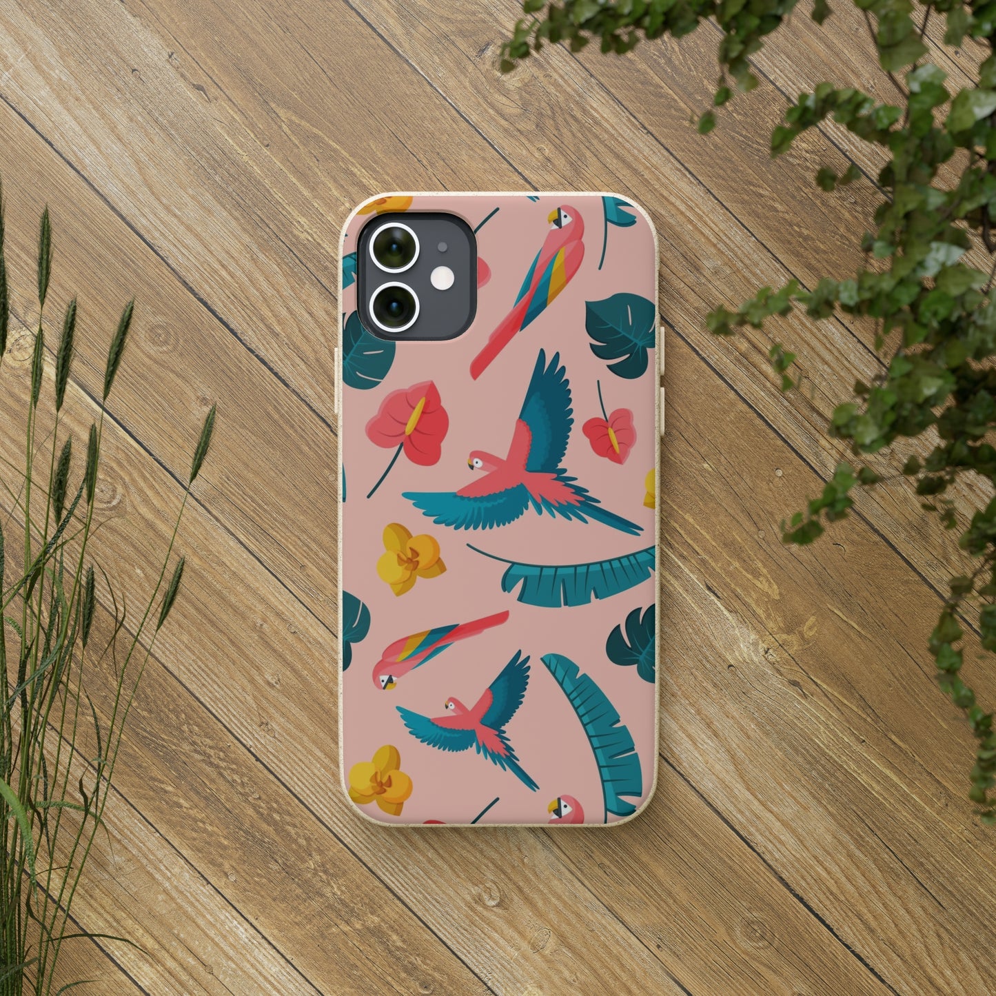 "Colorful Plumage"  Eco Biodegradable Phone Cases - iPhone and Galaxy