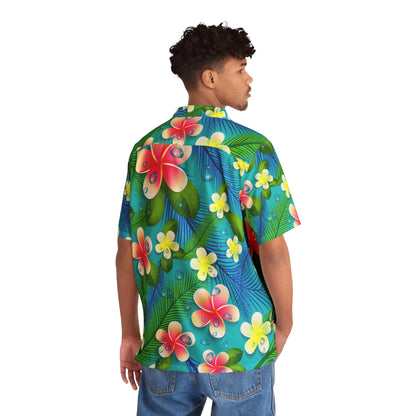 "Lush Jungle" Hawaiian Shirt -Polyester - Island Vibes For Life