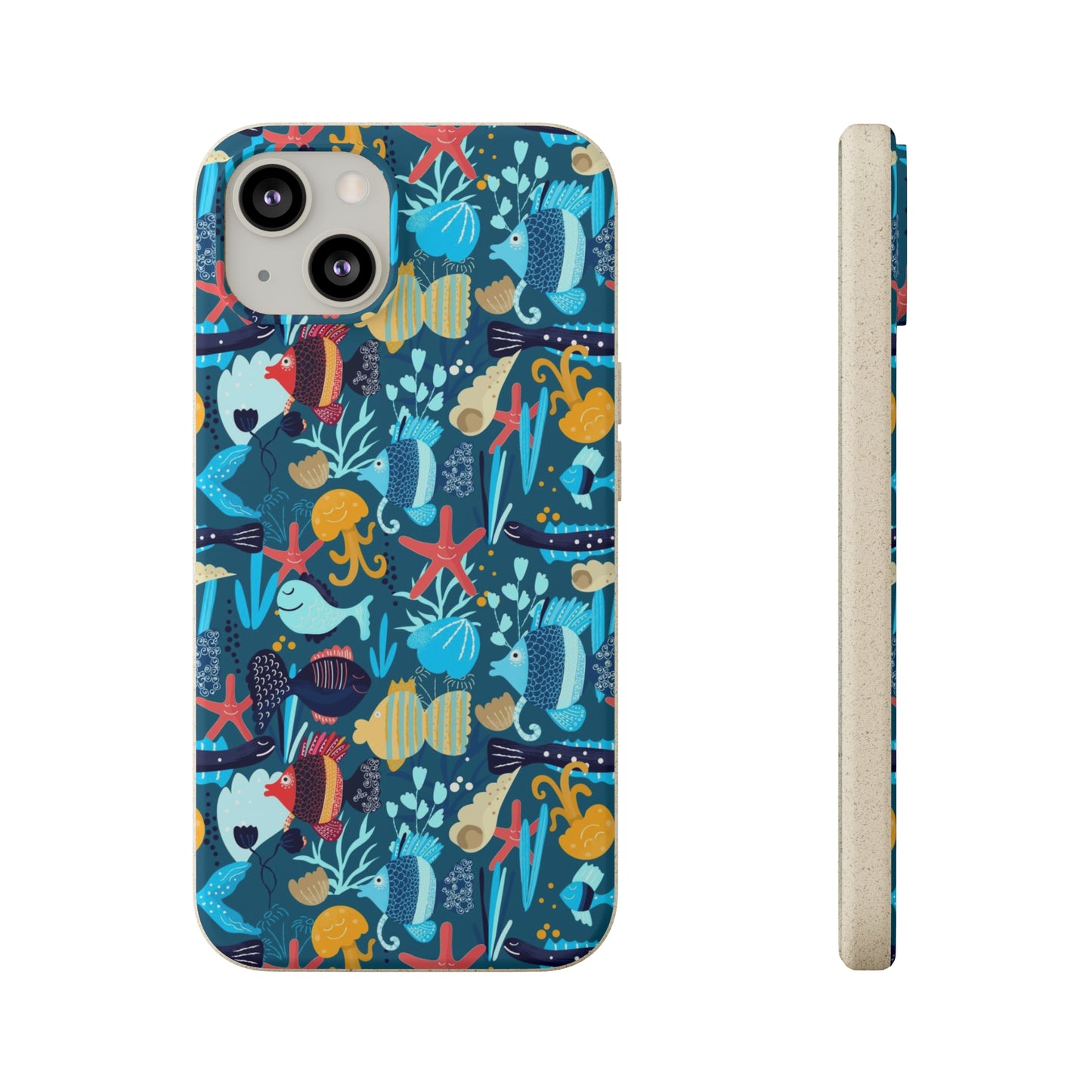 "Aqua Wonderland" Eco Biodegradable Cases - iPhone and Galaxy