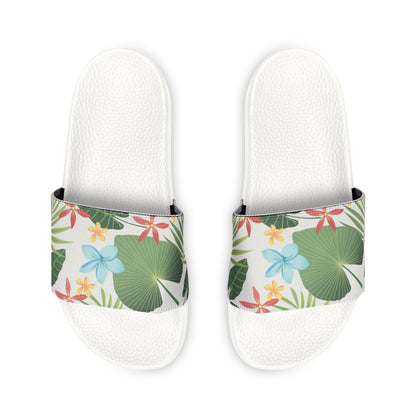 "Caribbean Leaf Carnival" Men's Beach Sandals