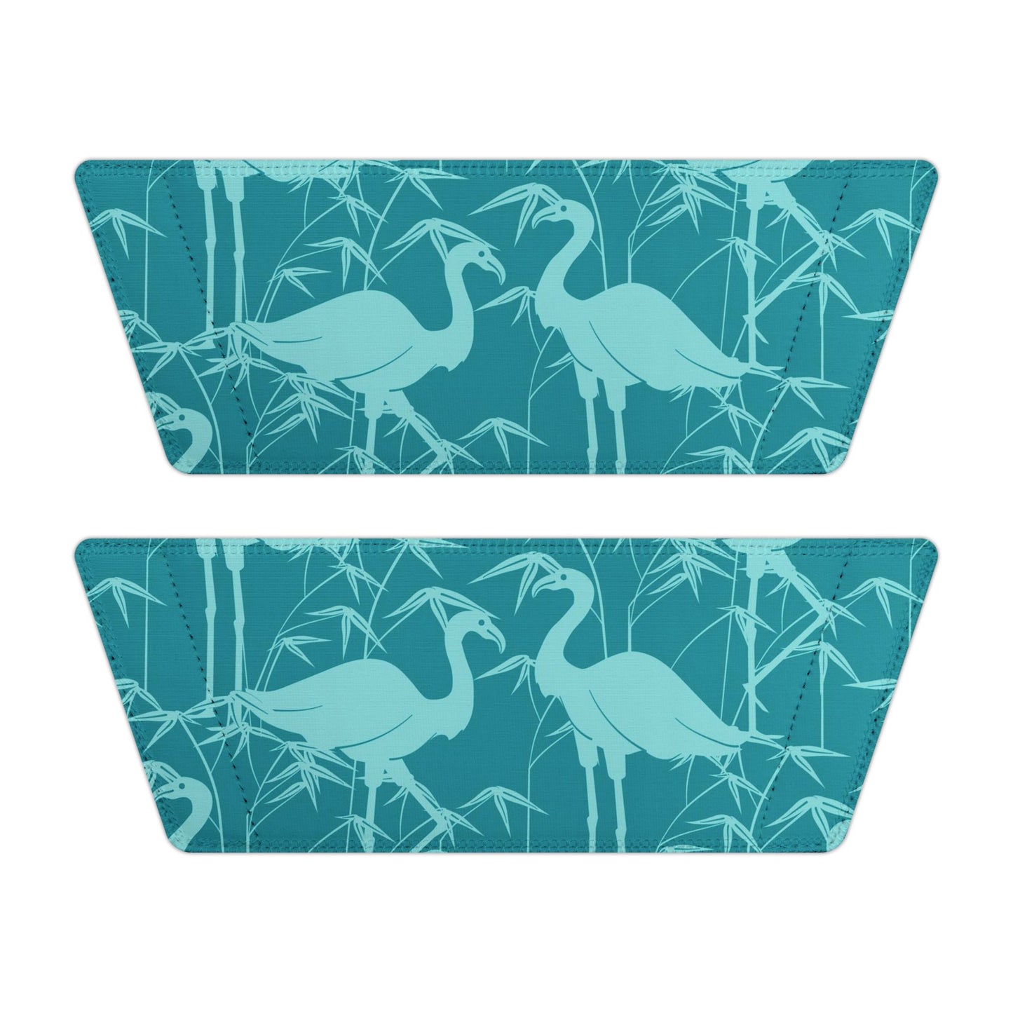 "Egrets In Teal" Women's Beach Sandals