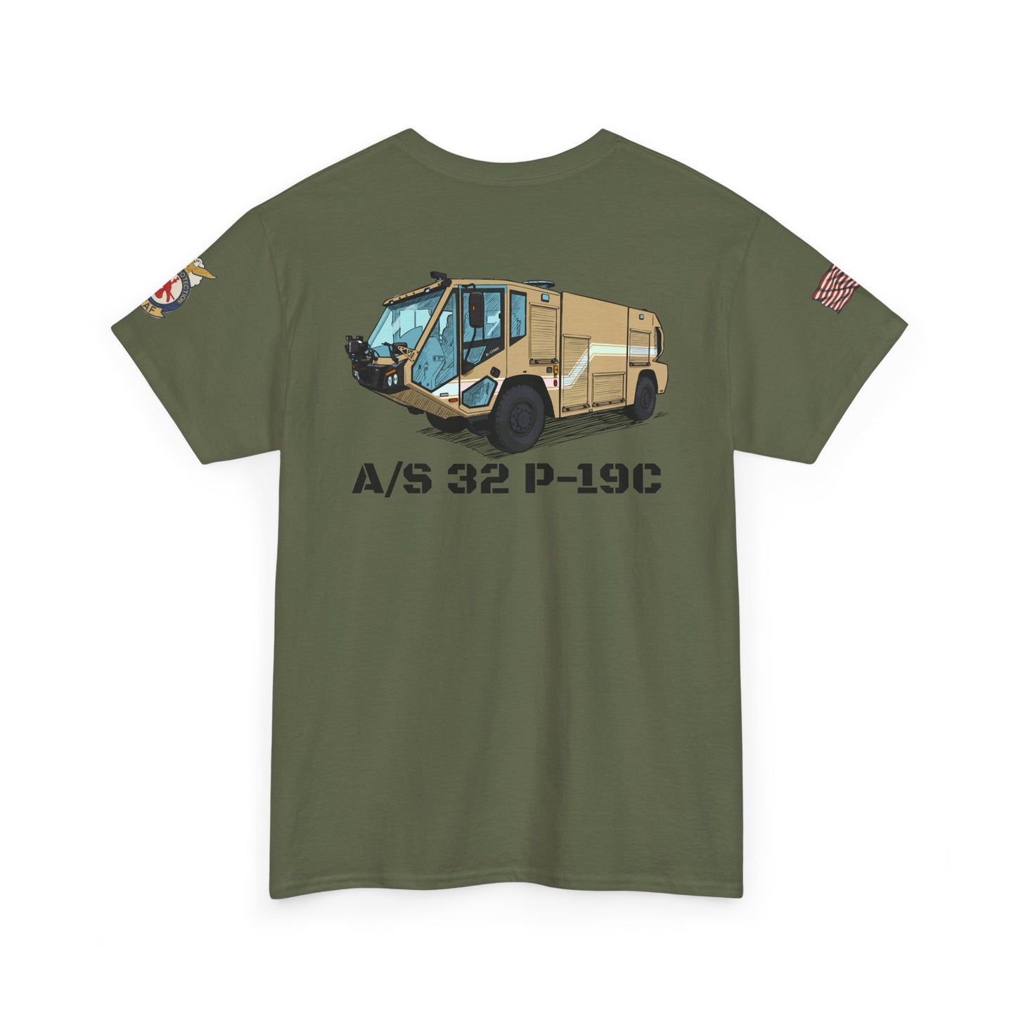 A/S 32 P-19C ARFF Truck Fundraiser Tee by Island Vibes For Life