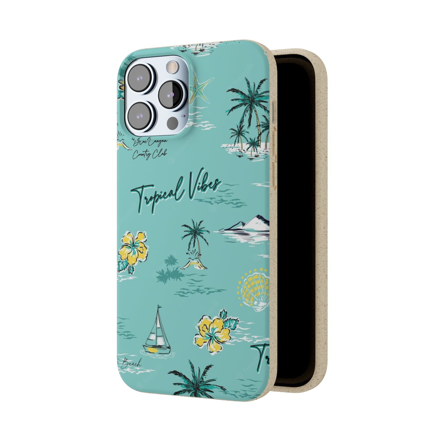 "Tropical Vibes" Eco Biodegradable Phone Cases - iPhone and Galaxy