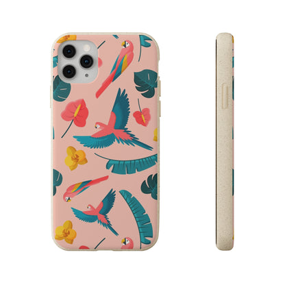 "Colorful Plumage"  Eco Biodegradable Phone Cases - iPhone and Galaxy