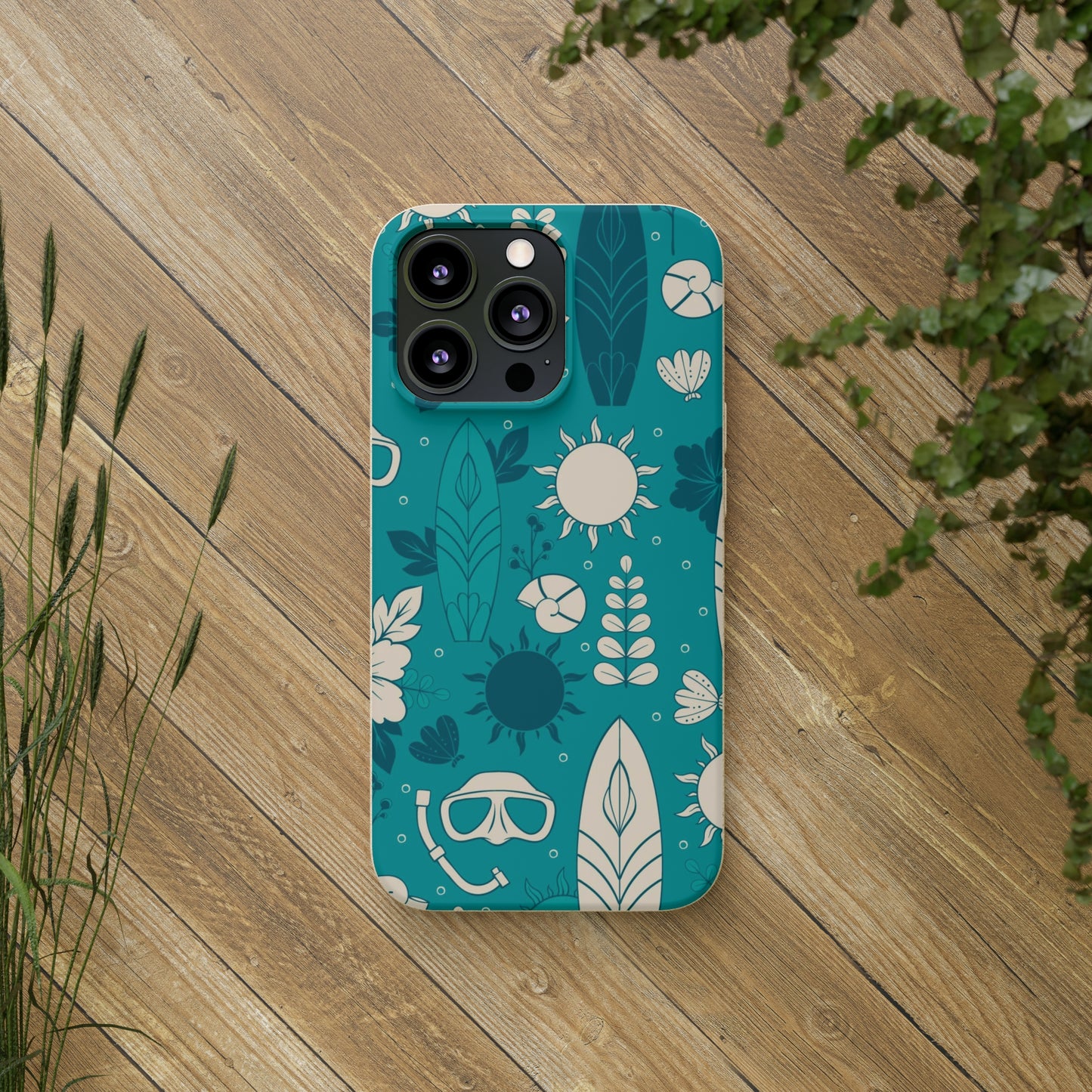 "Surf's Up, Dive Down" Eco Biodegradable Cases - iPhone and Galaxy