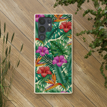 "Bird of Paradise Delight"  Eco Biodegradable Phone Cases - iPhone and Galaxy