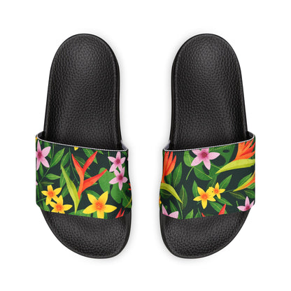 "Paradise Plume Delight" Men's Beach Sandals