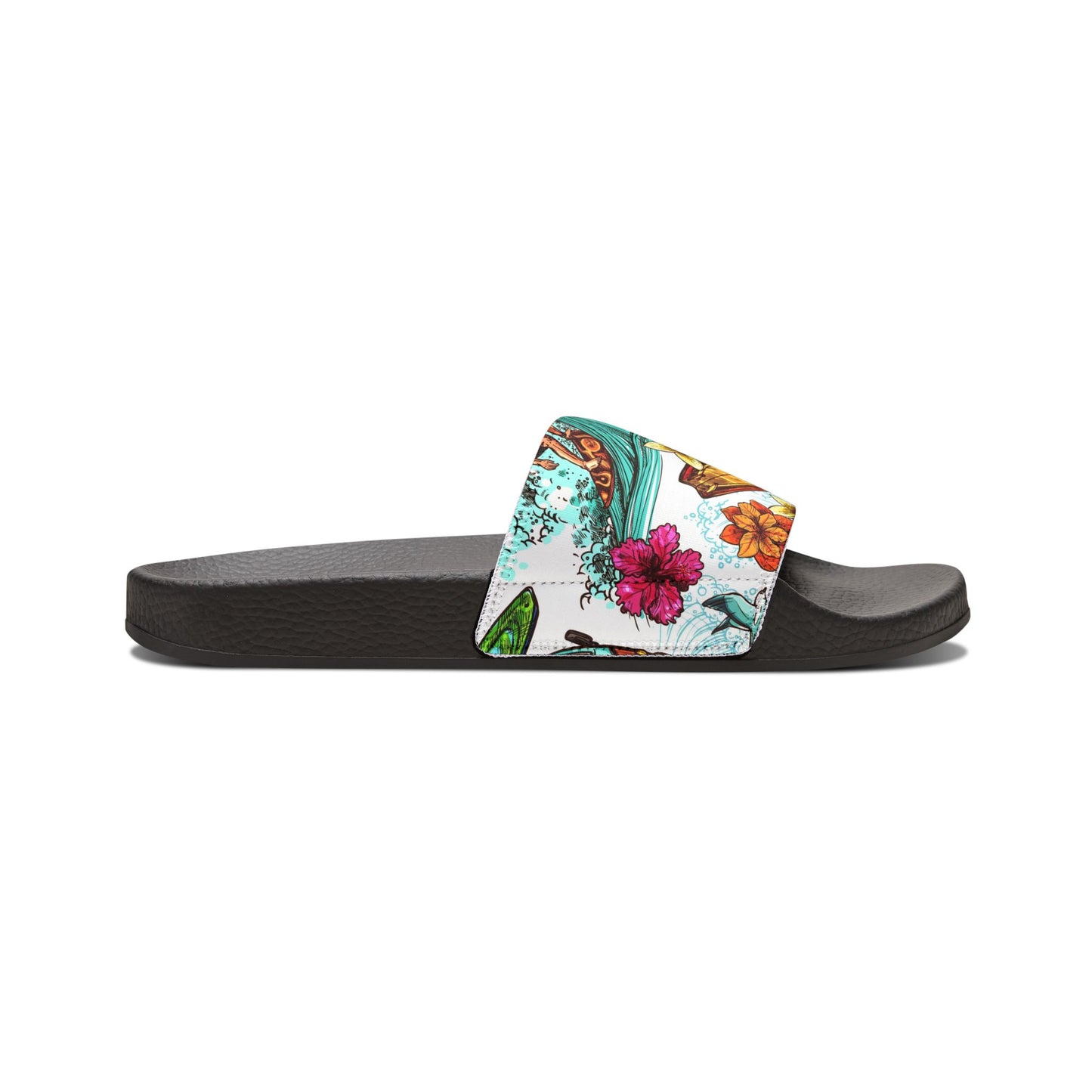 "Microbus and Surfboards" Women's Beach Sandals