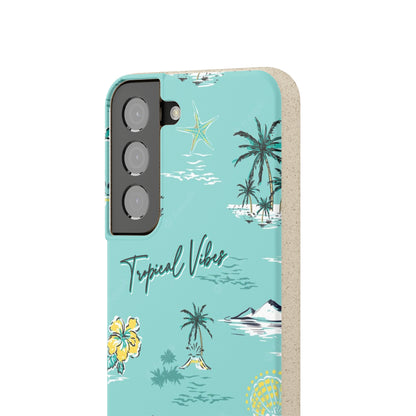 "Tropical Vibes" Eco Biodegradable Phone Cases - iPhone and Galaxy