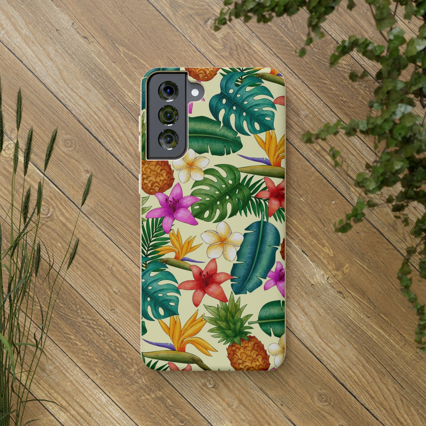 "Pineapple Infused" Eco Biodegradable Phone Cases -iPhone and Galaxy