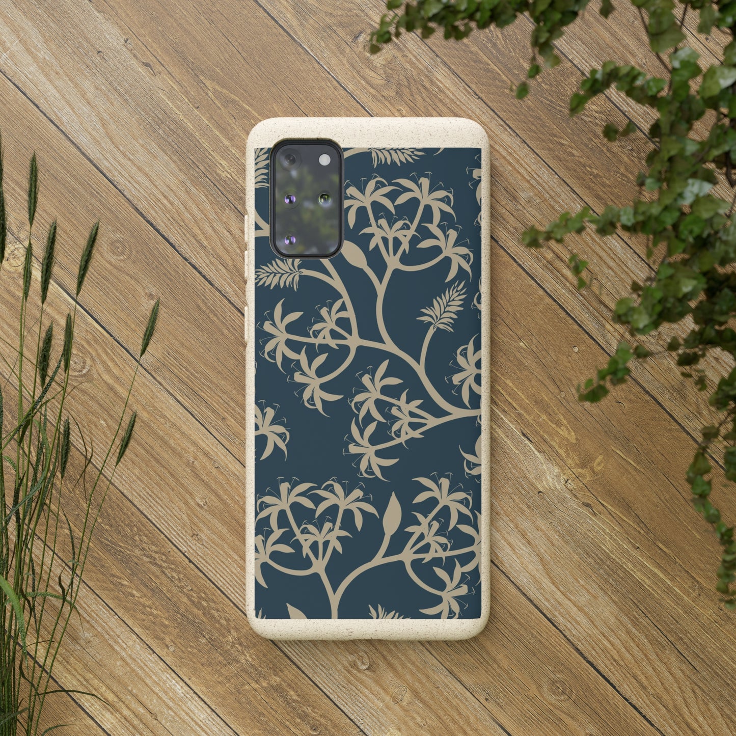 "Earthy Bluescape Oasis" Eco Biodegradable Cases - iPhone and Galaxy