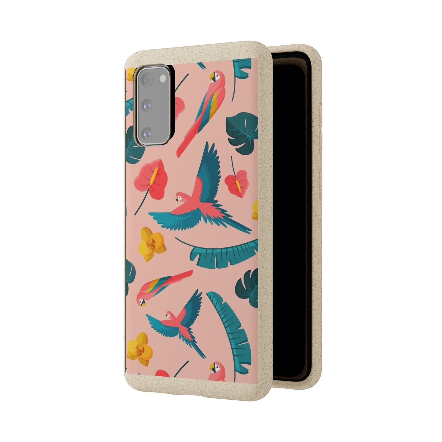 "Colorful Plumage"  Eco Biodegradable Phone Cases - iPhone and Galaxy