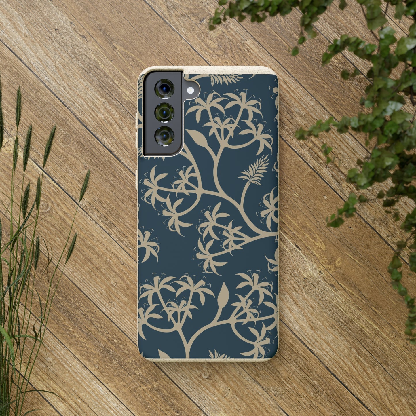 "Earthy Bluescape Oasis" Eco Biodegradable Cases - iPhone and Galaxy