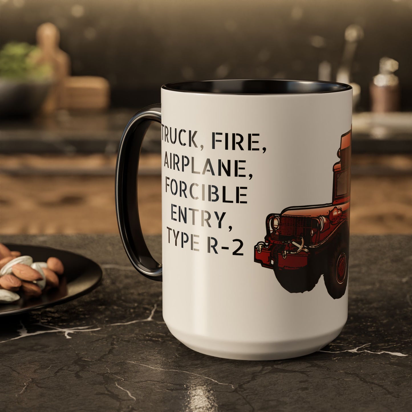 R-2 Crash Fire Rescue Coffee Mug by Island Vibes For Life