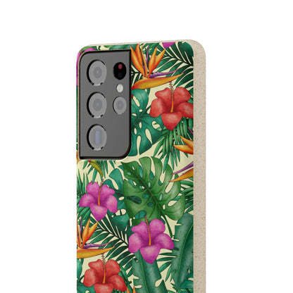 "Bird of Paradise Delight"  Eco Biodegradable Phone Cases - iPhone and Galaxy