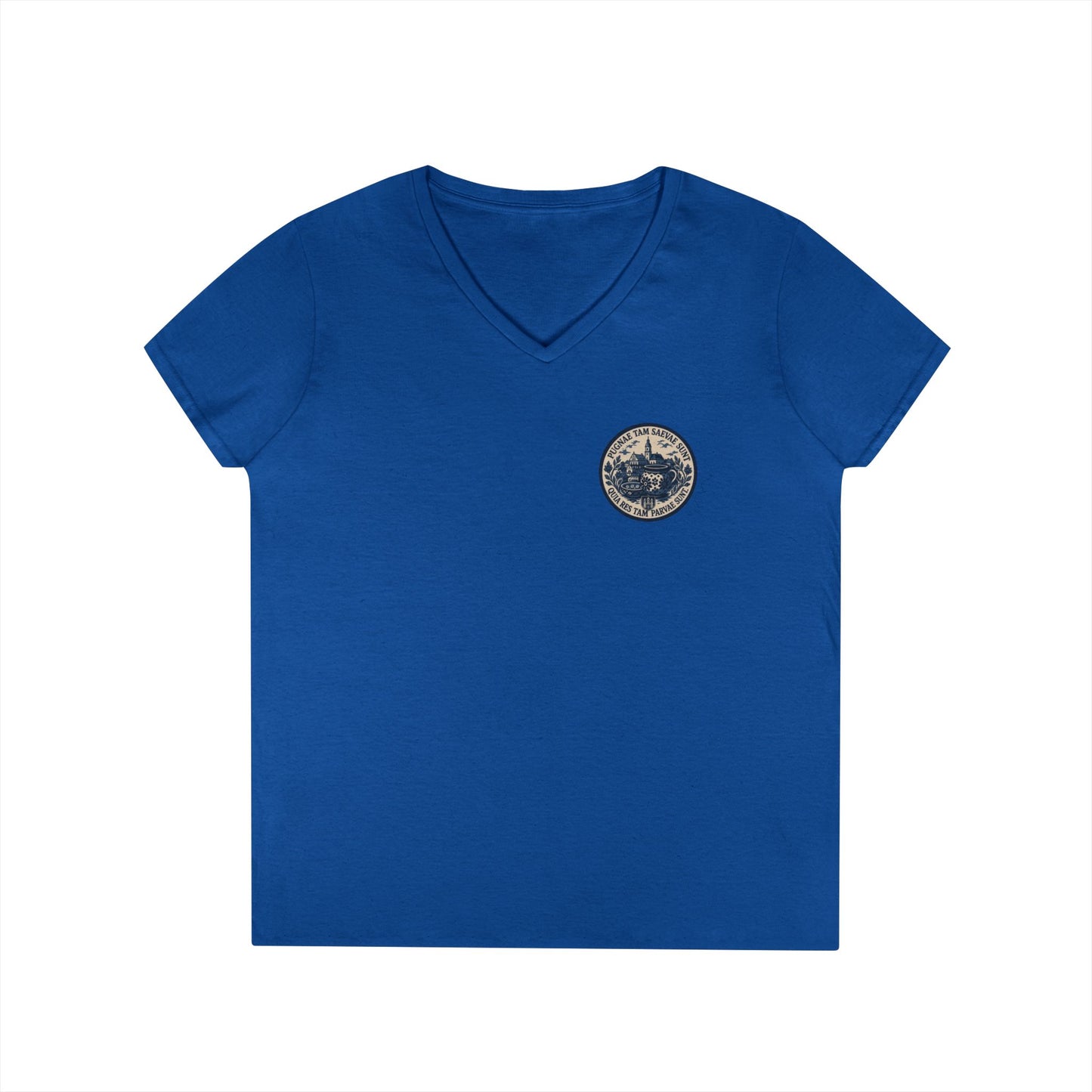FOS Bolesławiec “Pugnae Tam Saevae Sunt” Ladies' V-Neck T-Shirt