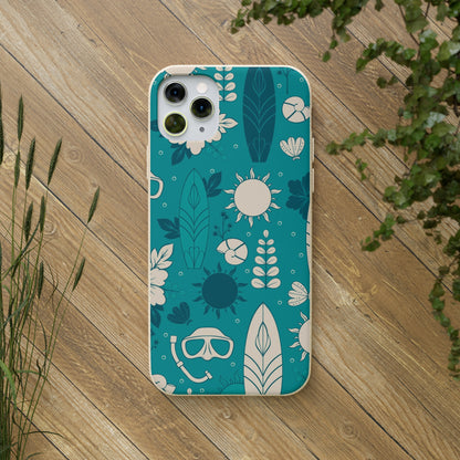 "Surf's Up, Dive Down" Eco Biodegradable Cases - iPhone and Galaxy