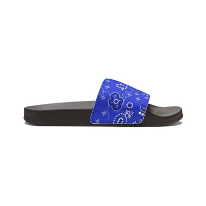 "Blue Paisley Bliss" Women's Beach Sandals