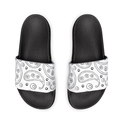 "White Paisley Breeze" Women's Beach Sandals