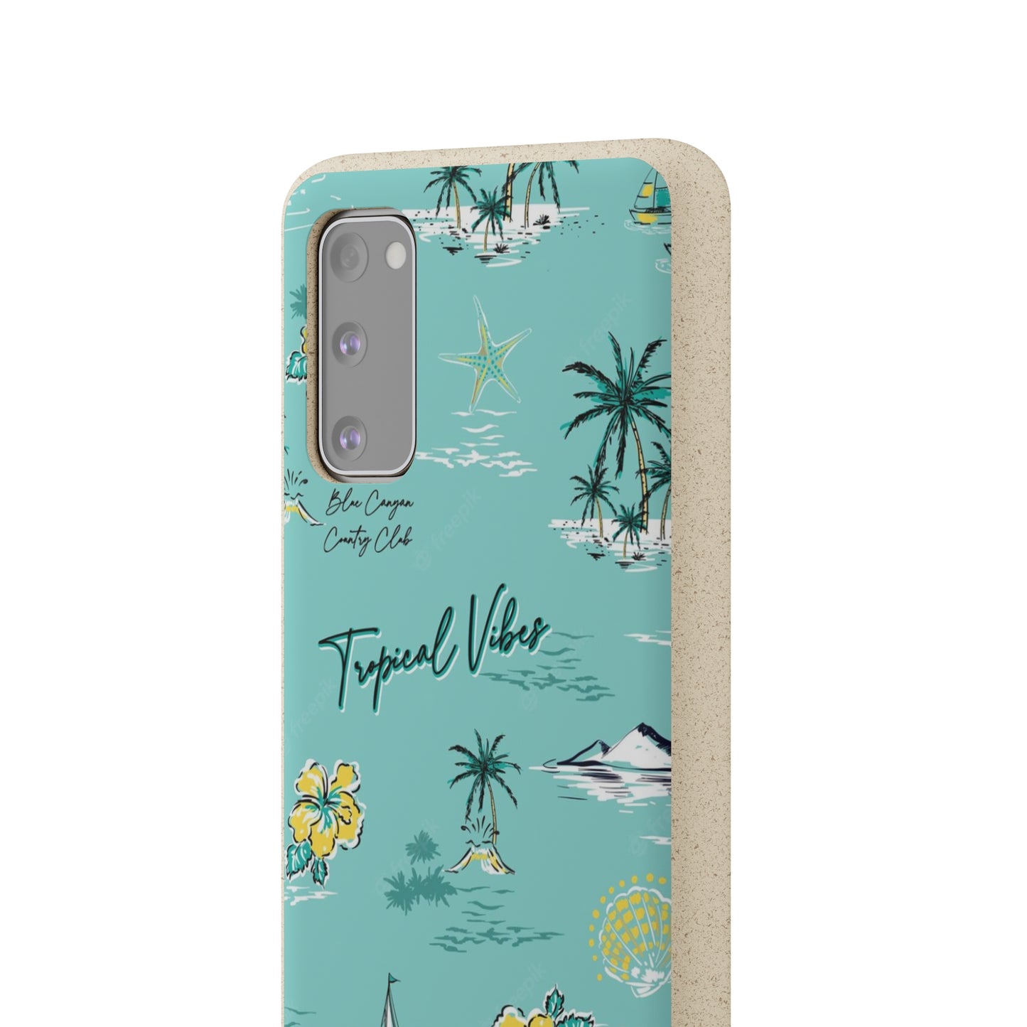 "Tropical Vibes" Eco Biodegradable Phone Cases - iPhone and Galaxy