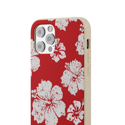 "Hibiscus Hues" Eco Biodegradable Phone Cases - iPhone and Galaxy