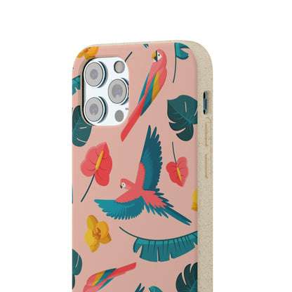 "Colorful Plumage"  Eco Biodegradable Phone Cases - iPhone and Galaxy