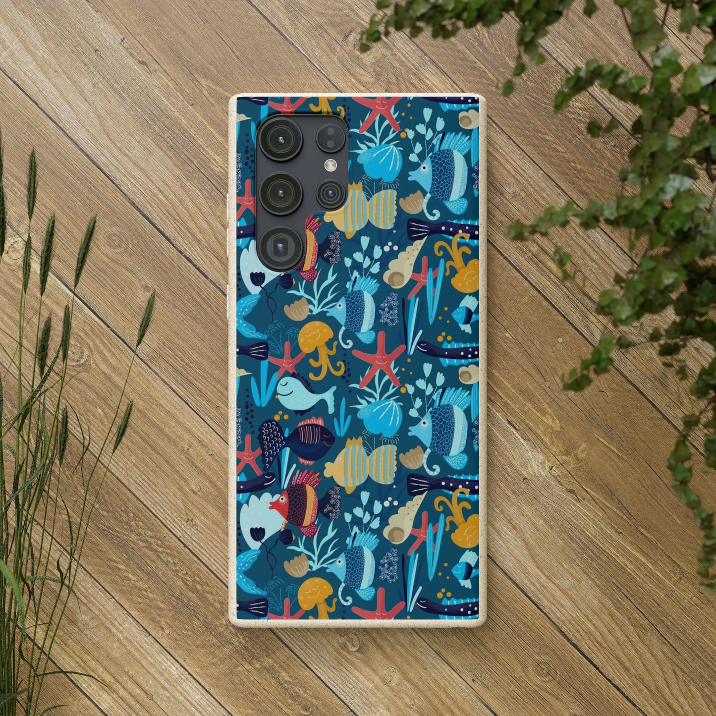 "Aqua Wonderland" Eco Biodegradable Cases - iPhone and Galaxy