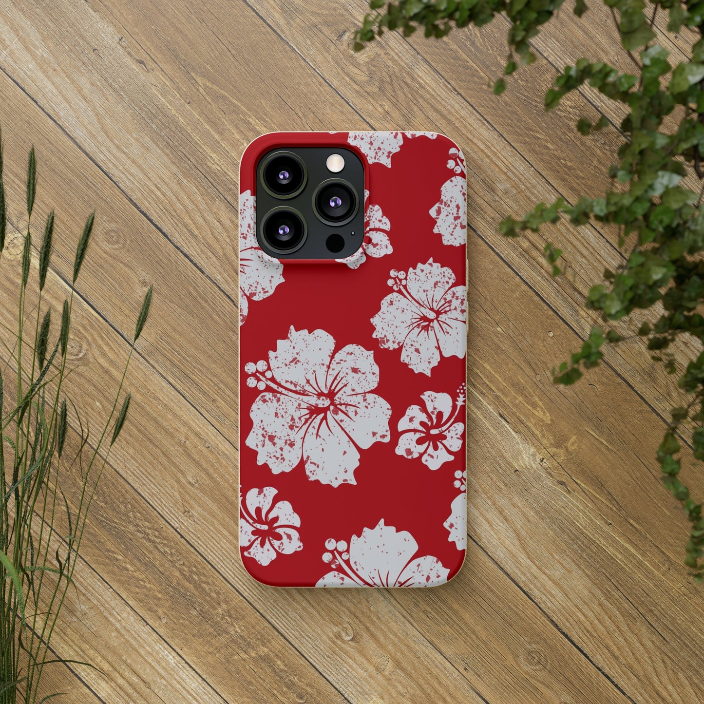 "Hibiscus Hues" Eco Biodegradable Phone Cases - iPhone and Galaxy