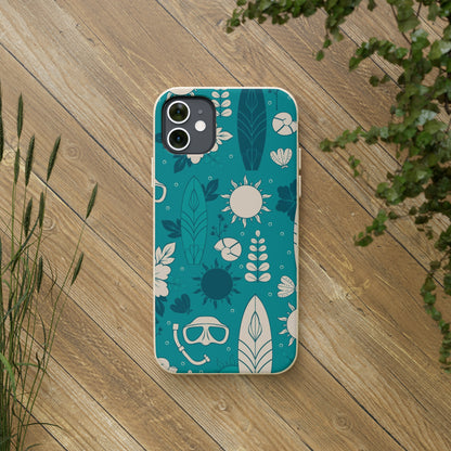 "Surf's Up, Dive Down" Eco Biodegradable Cases - iPhone and Galaxy