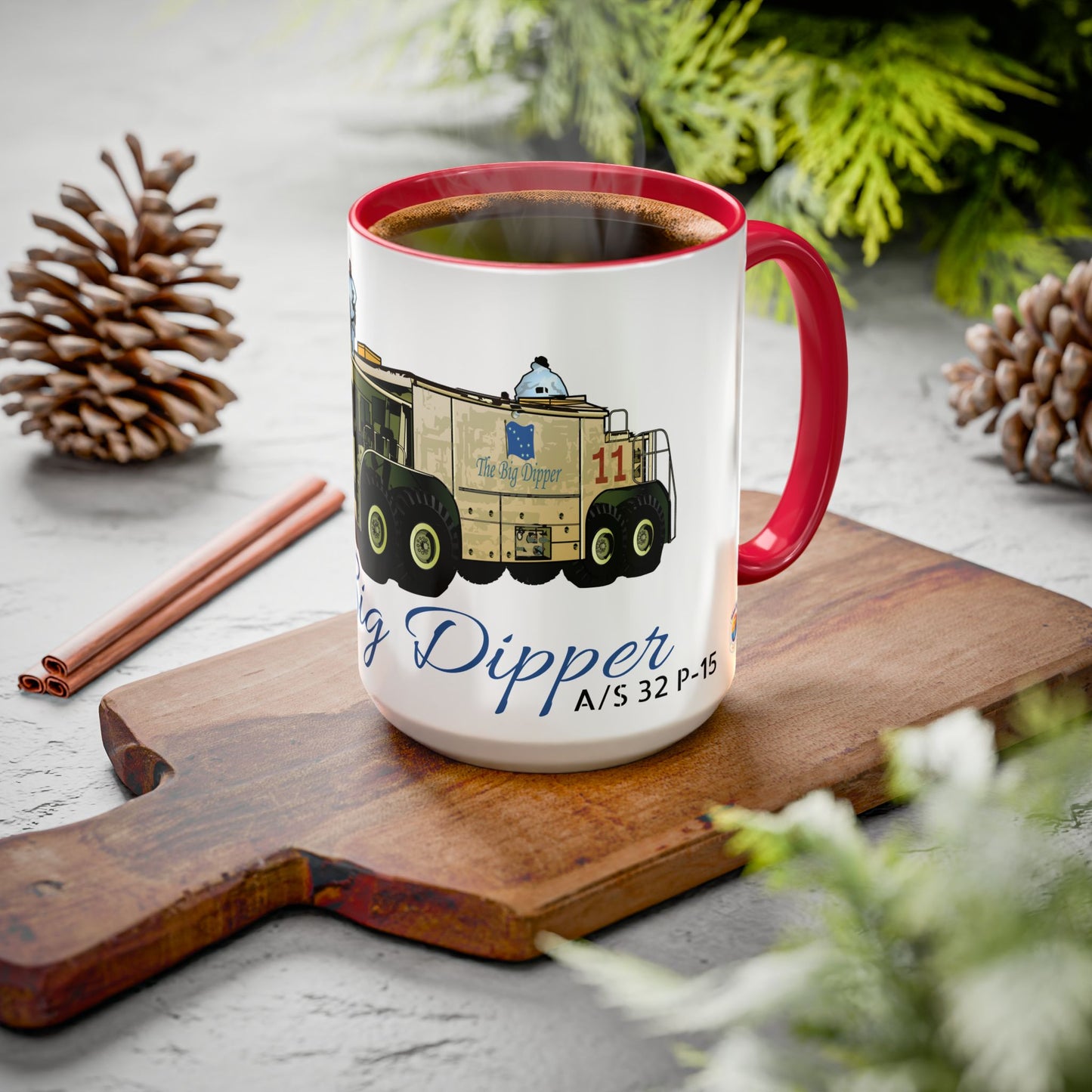 P-15 “Big Dipper” Crash Fire Rescue Coffee Mug by Island Vibes For Life