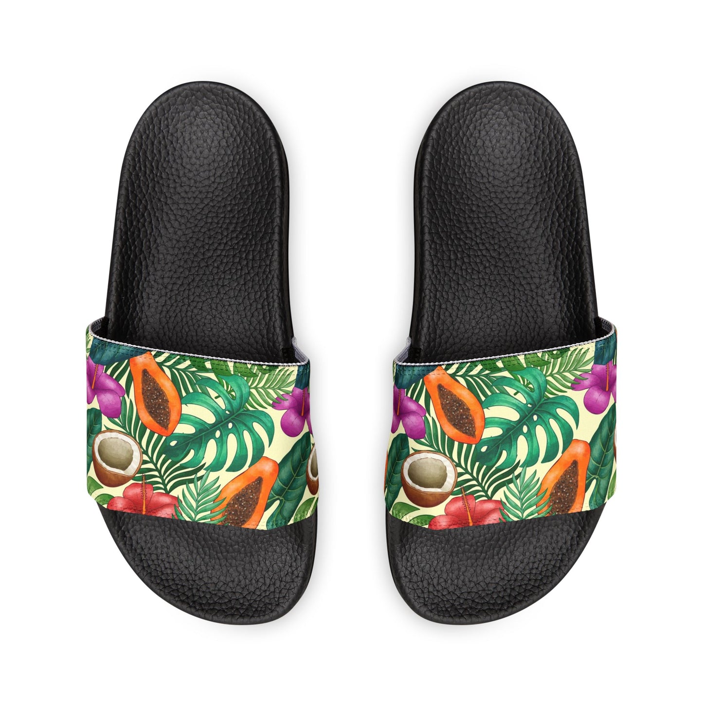 "Island Extravaganza: Exotic Harvest" Men's Beach Sandals