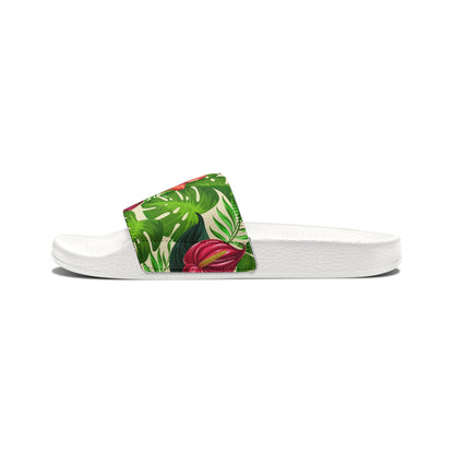 "Jungle Odyssey Hues: Beach Vibes" Men's Beach Sandals