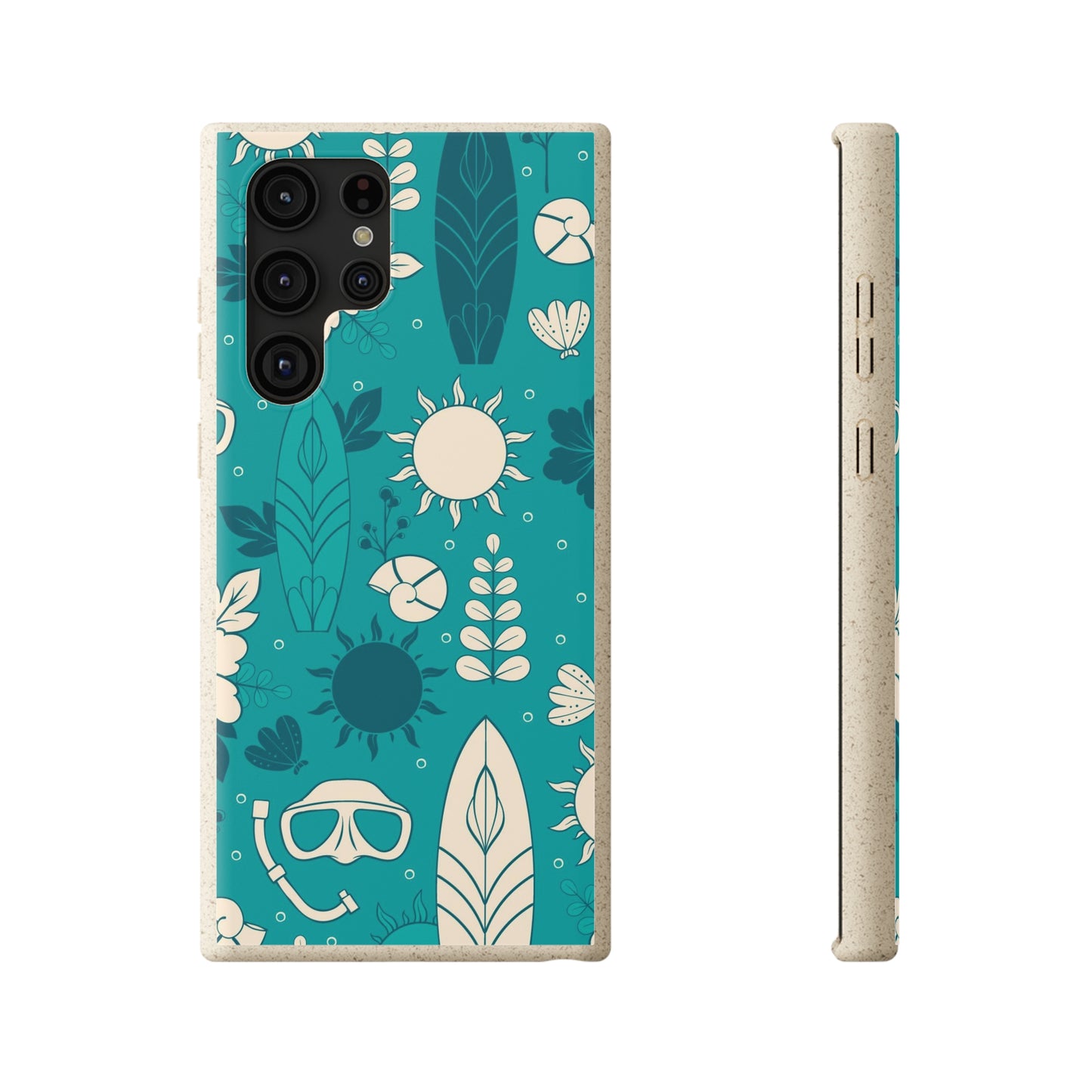 "Surf's Up, Dive Down" Eco Biodegradable Cases - iPhone and Galaxy