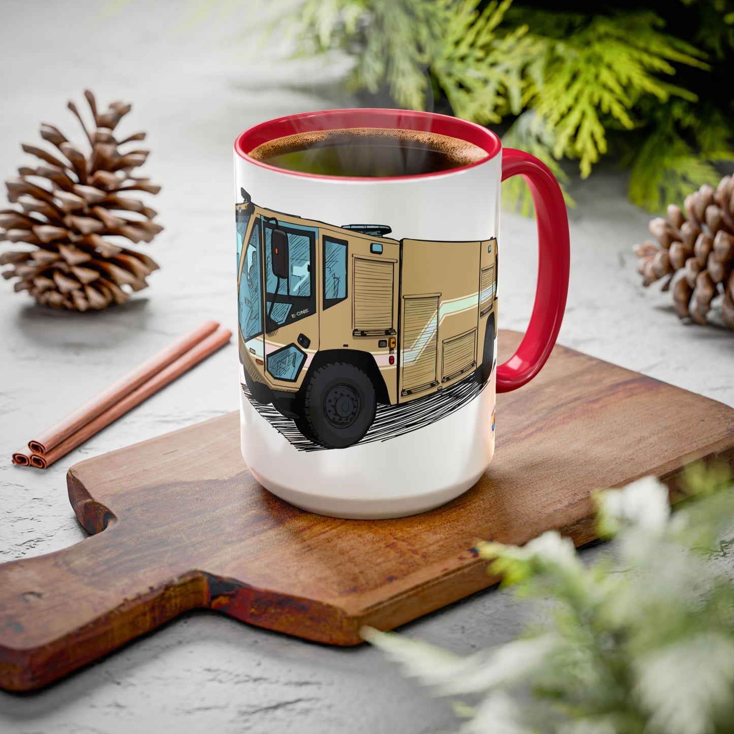 A/S 32 P-19C CFR Truck Fundraiser Coffee Mug by Island Vibes For Life