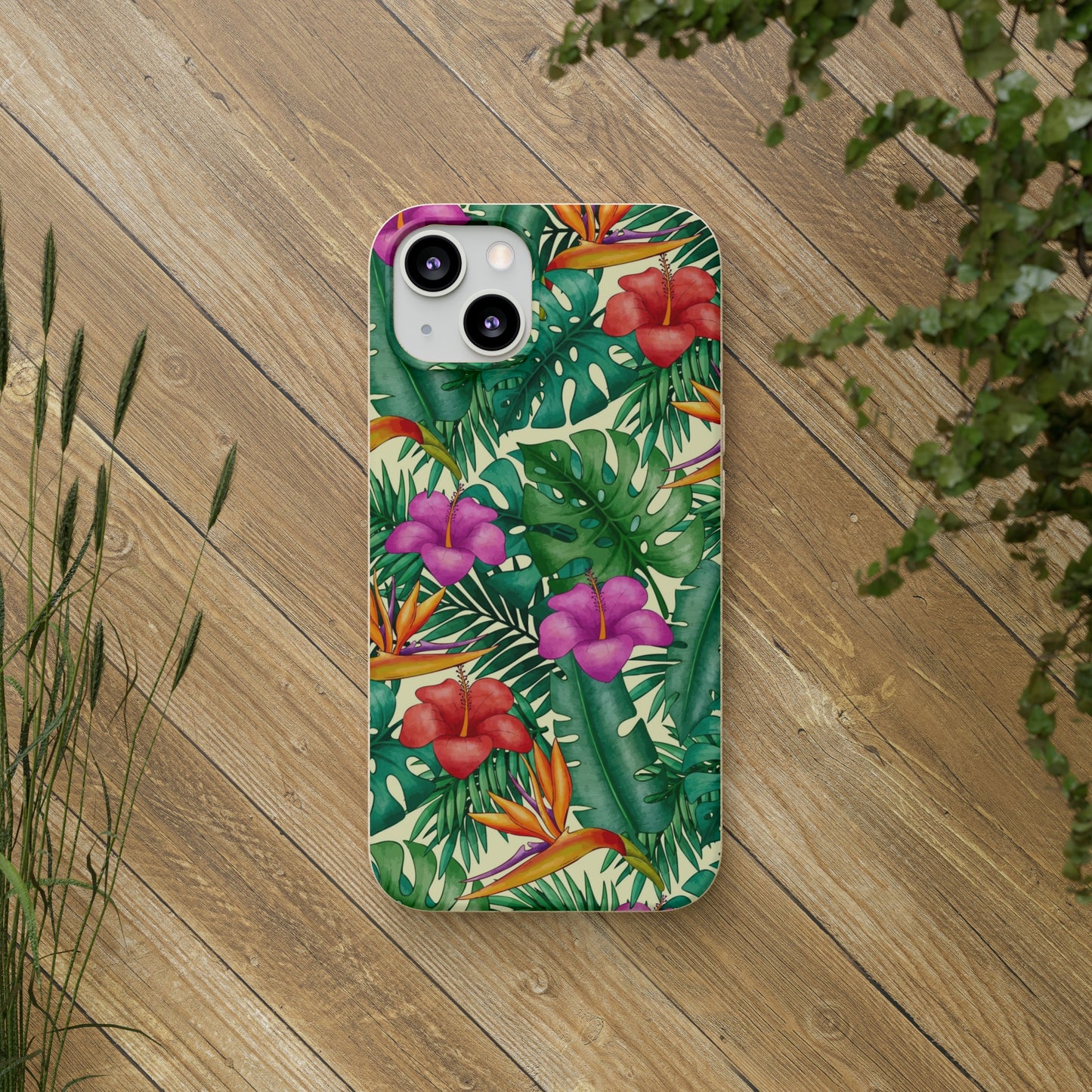 "Bird of Paradise Delight"  Eco Biodegradable Phone Cases - iPhone and Galaxy