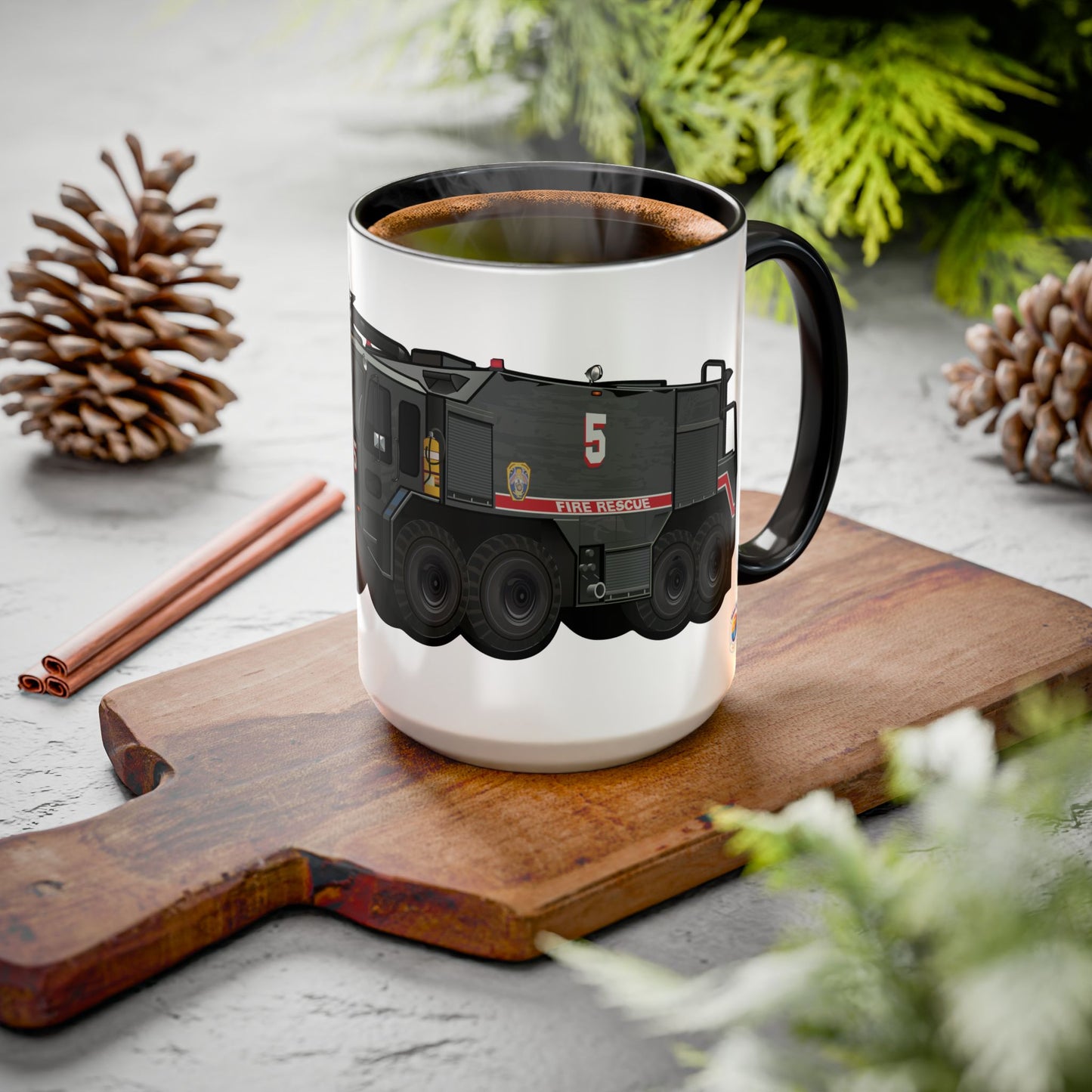 A/S 32 P-23 “Drive It Till the Wheels Fall Off” Crash Fire Rescue Coffee Mug by Island Vibes For Life