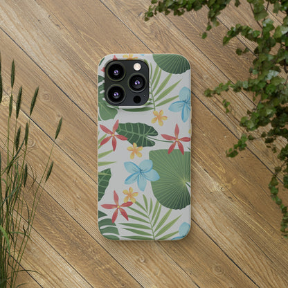 "Caribbean Leaf Carnival"  Eco Biodegradable Phone Cases - iPhone and Galaxy