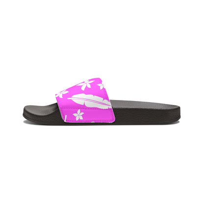 "White Hibiscus Escape" Women's Beach Sandals