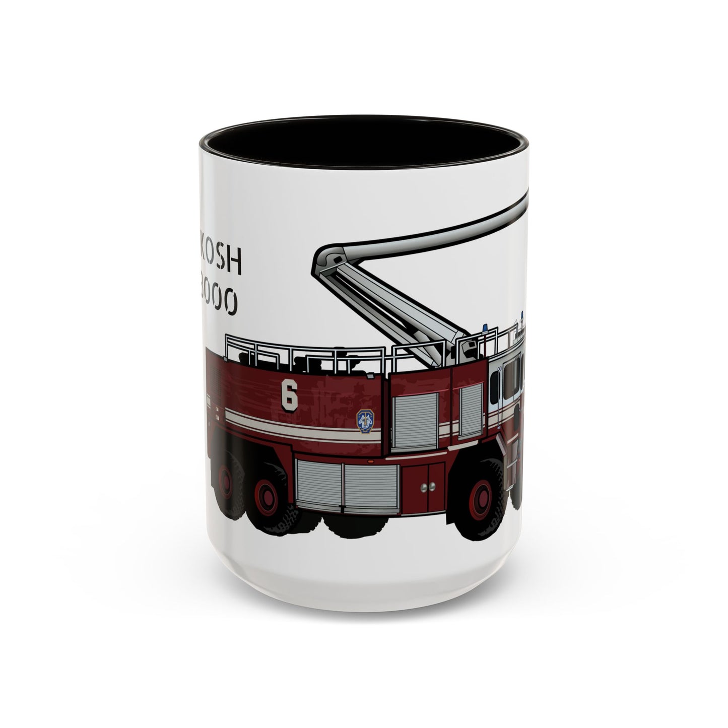 Oshkosh T-3000 Crash Fire Rescue Coffee Mug by Island Vibes For Life