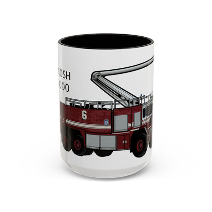 Oshkosh T-3000 Crash Fire Rescue Coffee Mug by Island Vibes For Life