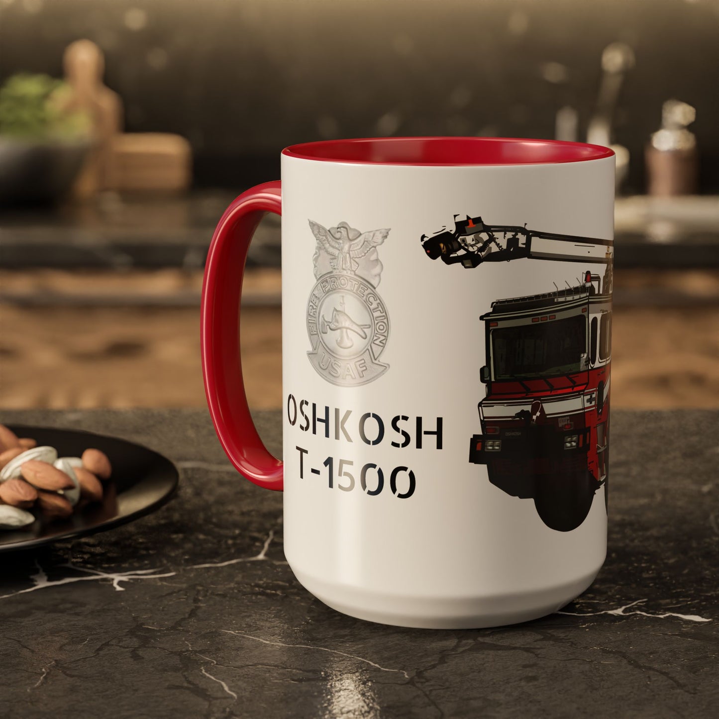 Oshkosh T-1500 “Air Guard Snozzle” Coffee Mug by Island Vibes For Life