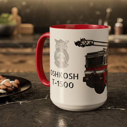 Oshkosh T-1500 “Air Guard Snozzle” Coffee Mug by Island Vibes For Life